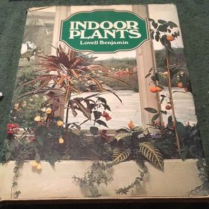 “Indoor Plants” Hard cover with dust jacket, vintage 1973